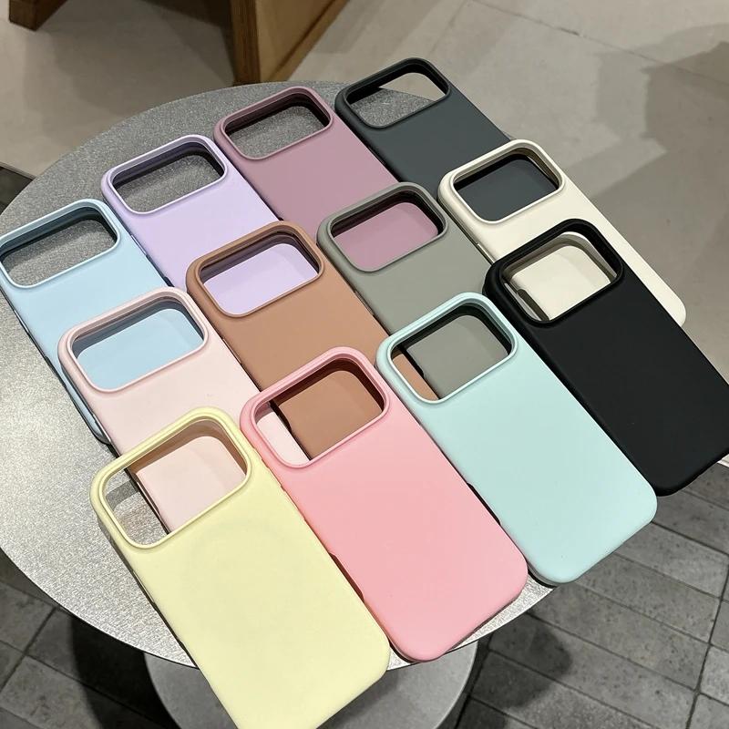 Luxury Liquid Silicon Magnetic Phone Case For iPhone 17AIR 16E 16 14 15 Plus 13 16 17 Pro Max Magsafe Soft Protector Cover