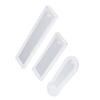3pcs set DIY Rectangle Cat Claw Silicone Mould Epoxy Resin Jewelry Bookmark Craft with Hole