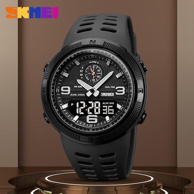 Sports Electronic Watch Men's Dual-display Multi-function Waterproof High-value Electronic Watch