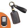 The key case is suitable for Honda key cover, Fit Civic Accord Crown car key cover, genuine leather.
