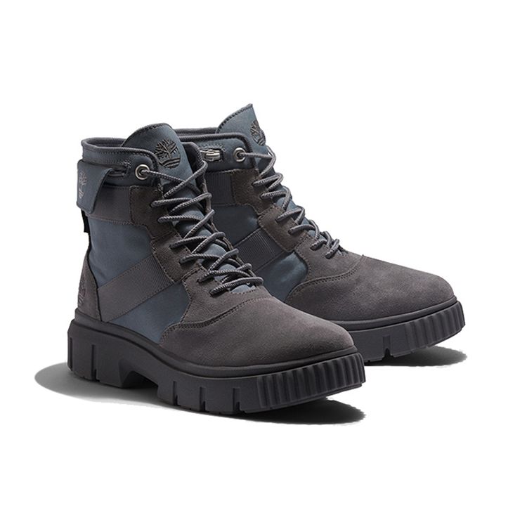 Timberland Other Durable Casual Comfortable Short Boots Outdoor Men boots Gray Blue A2KWWM