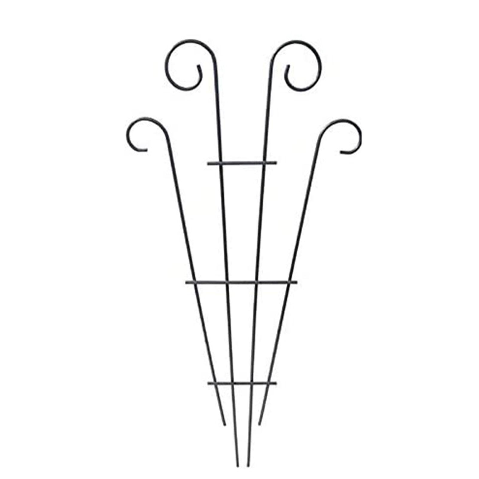 

Metal Potted Plants Trellis Vine Climbing Stand Plant Support for Supporting Climbing Plants чорний