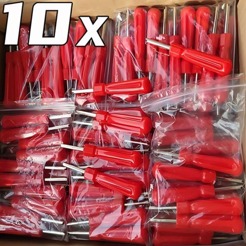 Car Bicycle Slotted Handle Tire Valve Stem Core Remover Screwdriver Auto-styling Accessories Car Tire Repair Install Tools