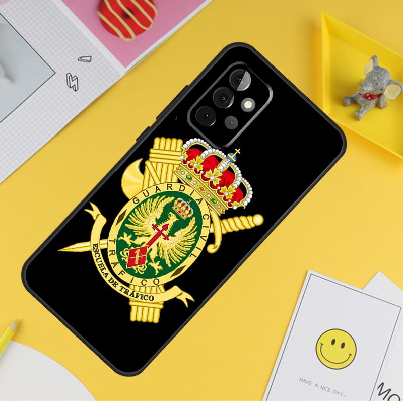 Spain National Police logo Case For Samsung Galaxy A54 A34 A14 A56 A52 A53 A16 A26 A36 A55 A35 A15 A32 A12 A33 A13 A17