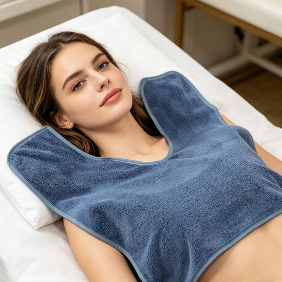 U-Shaped Microfiber Facial Towel Soft Super-Absorbent Beauty Salon Towel Spa Towel for Estheticians Massage Facial Steam Skincare