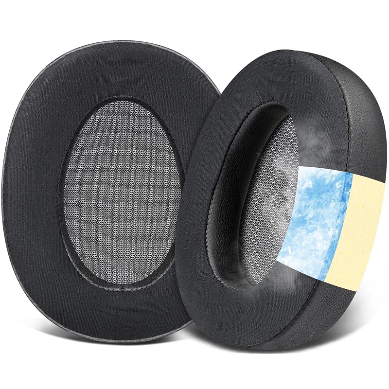 

SOULWIT cooling gel ear pads Sony MDR-100ABN (h.Ear on Wireless)/Sony WH-H900N 2 Wireless) for headphone pad headphone cover replacement pad high