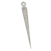 Taper Gage 0-15mm Stainless Steel Taper Welding Gauge Inch & Metric Feeler for G