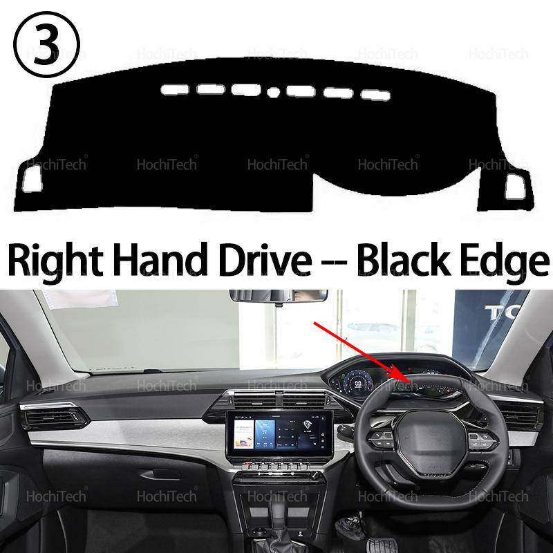 Dash Board Mat for Peugeot 408 2024 2025 Car Dashboard Cover Avoid Light Pad trument Platform Cover Mat Carpet LHD