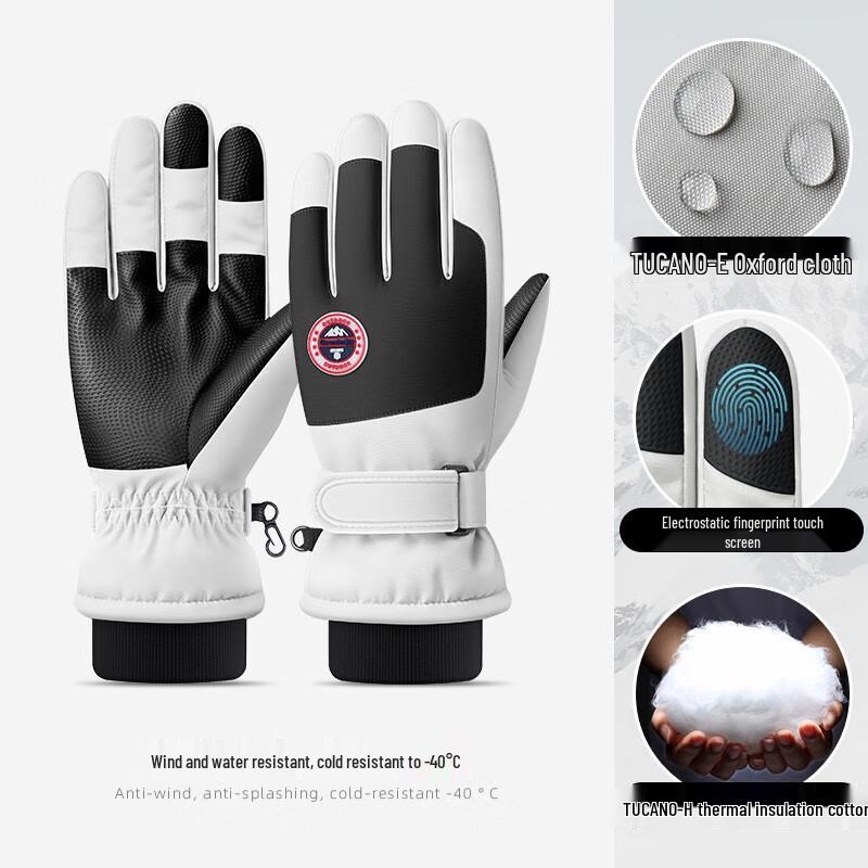 Men's Winter Touchscreen Ski Gloves