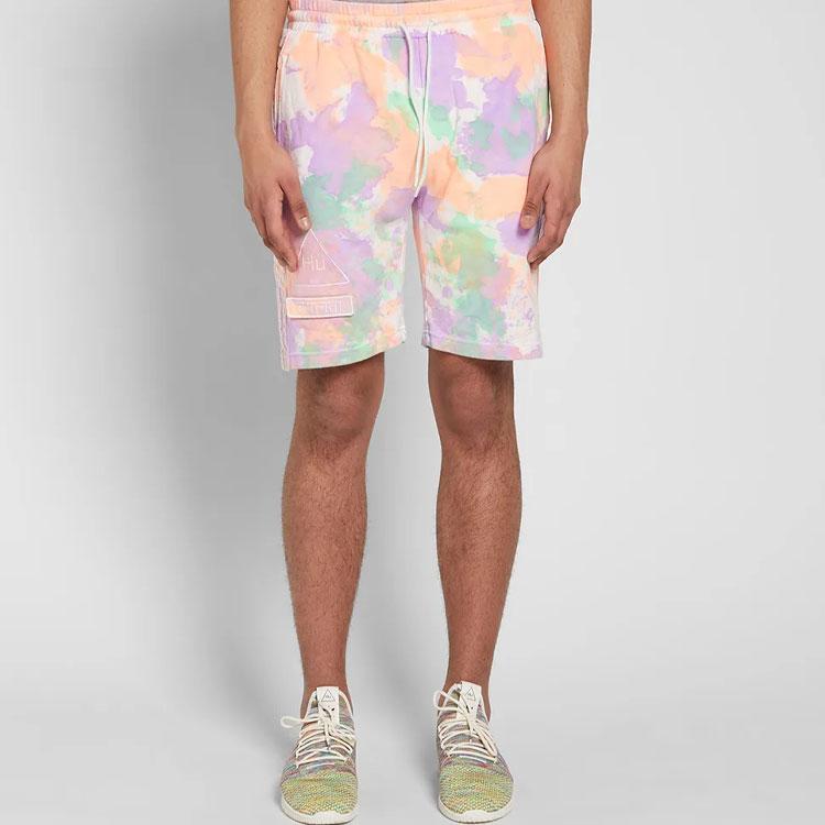 Adidas Originals Trefoil Gradient Casual High-Waisted Drawstring Straight-Leg Shorts Men Bottoms Multicolor CW9417