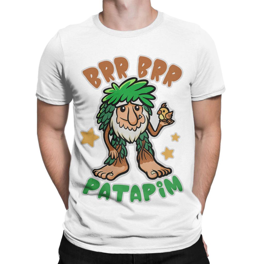 Halloween Italian Brainrot T-Shirt Men Funny 100% Cotton Tees Crew Neck Short Sleeve T Shirts Classic Clothes
