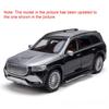 1:24 Scale Gls600 Car Toy Model Alloy Diecast Sound Light Simulation Scale Doors Opened Vehicle Models Toys For Kids Souvenirs