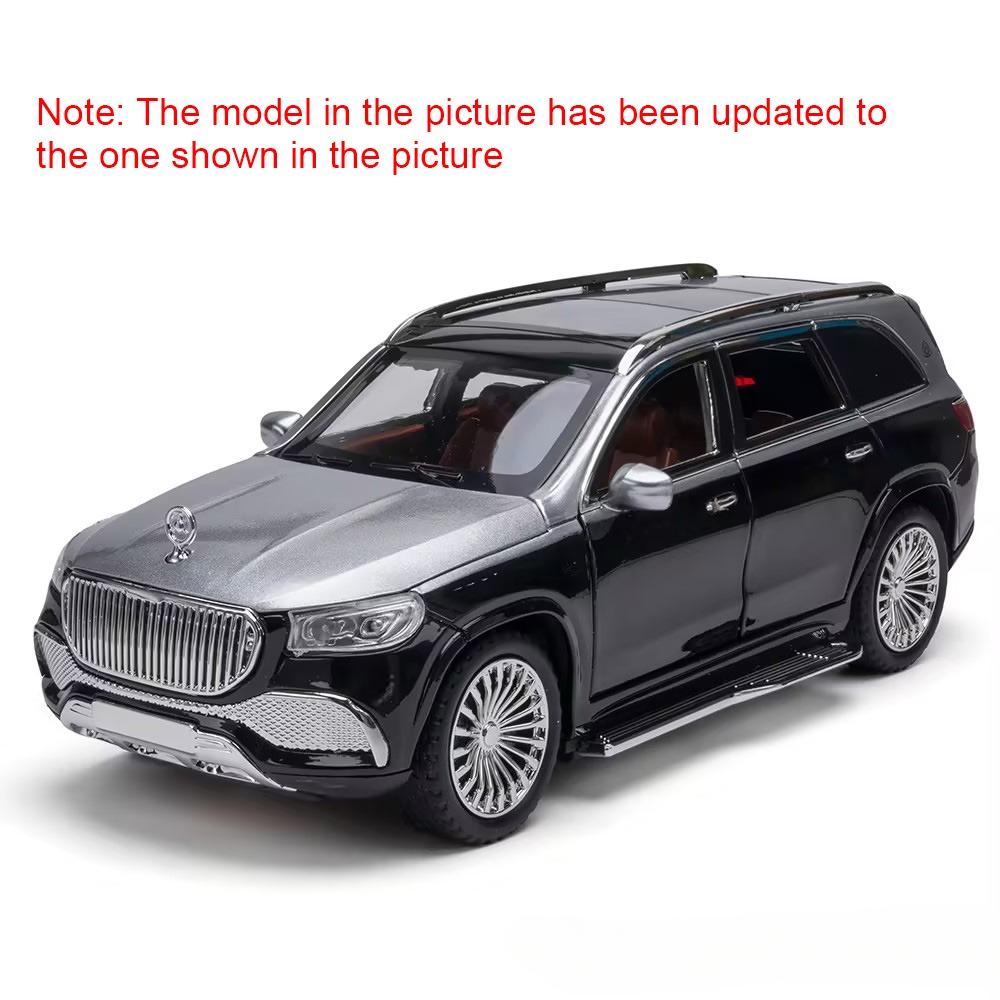 1:24 Scale Gls600 Car Toy Model Alloy Diecast Sound Light Simulation Scale Doors Opened Vehicle Models Toys For Kids Souvenirs