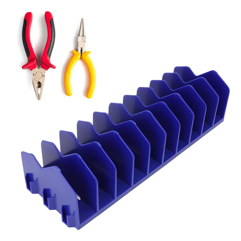 Pliers Wrench Organizers Rack 10 Slots Pliers Cutters Organizer for 2.8in High Tool Box Drawers