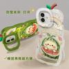 Oil Painting Watermelon Is Suitable for Apple 11promax Mobile Phone Case Iphone11 Transparent 11 Double Bracket 11 Cute Anti-drop
