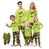 Noel Baskılı Sevimli Aile Seti Pijama, Ev Giysileri, Aile Seti Uzun Kollu Üst Pantolon Seti