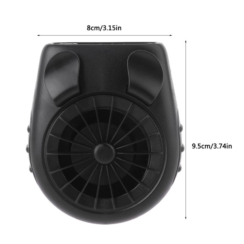 Handsfree Small Cooling Fan Mini Waist Clip Fan Portable Fan USB Rechargeable