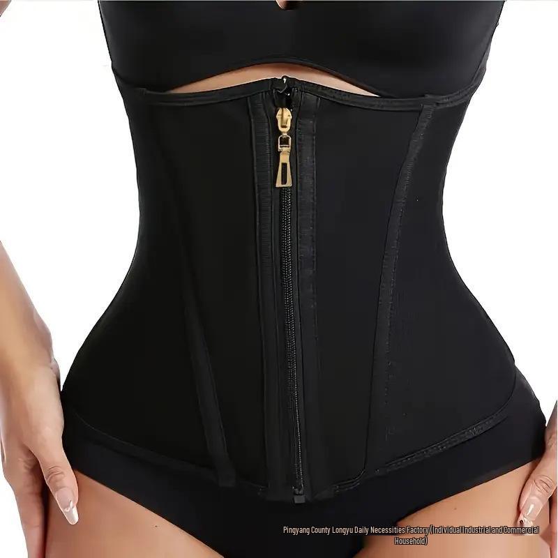 Zipper Buckle Waist Trainer & Lumbar Support Band for Body Shaping & Abdomen Compression