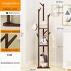 Vertical Clothes Rack Simple Clothes Hanger High-capacity Hat Rack To Ground Door Hanger Bedroom Multifunctional Storage Rack