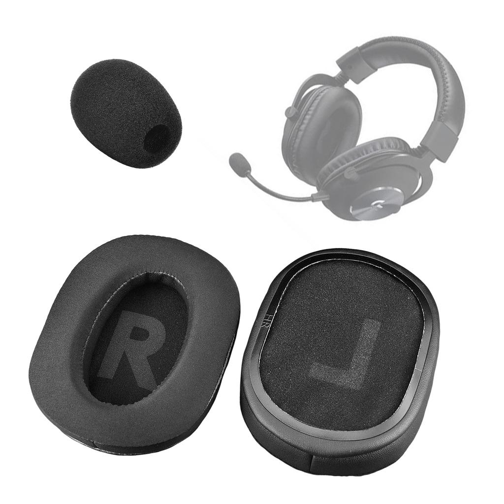 Replacement Ear Pad And Mic Foam Covers For GPro/GPro X Headsets Earmuff Ear Cover Providing Superior Noise Isolation