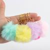 Eyelash Brush Tube With Pompom Lash Extension Makeup Brush Dustproof Eyebrow Comb Beauty Tools