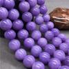 Piatra naturala piatra pretioasa violet inchis calcedonie margele libere pentru bratara colier margele