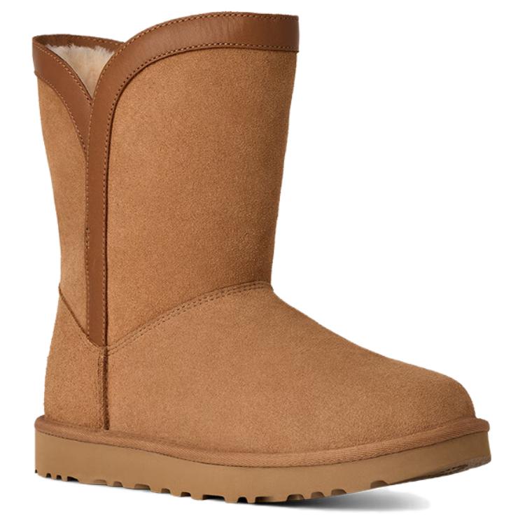UGG Classic Novelty Retro Fashion Snow Boots Women boots Chestnut 1174515-CHE