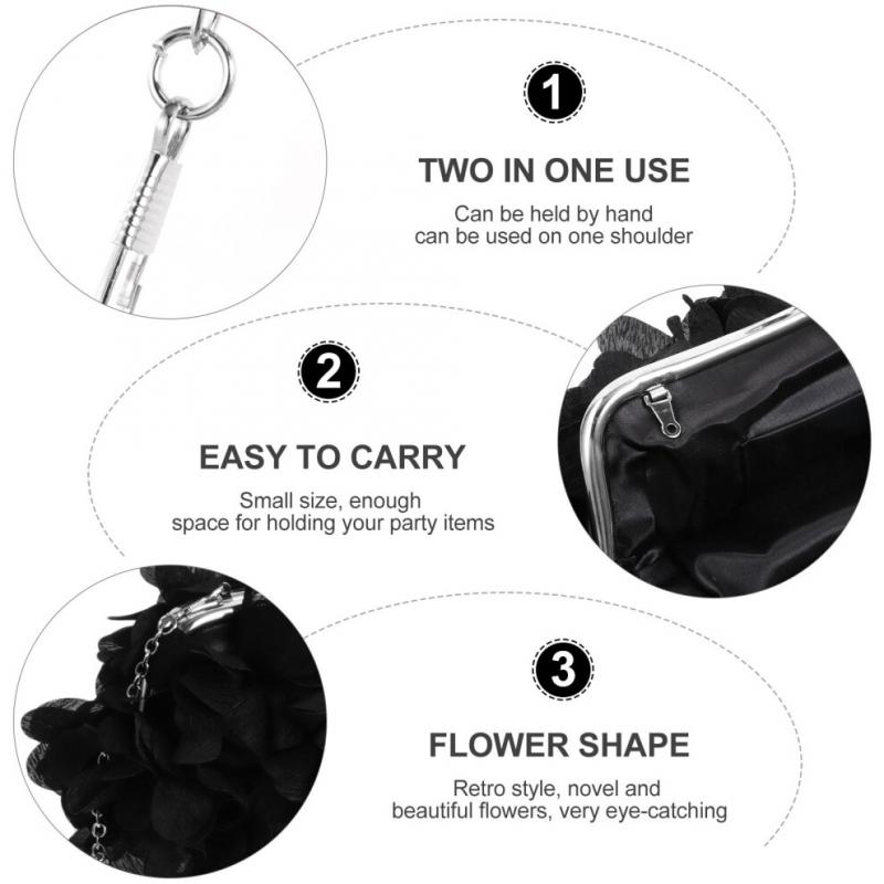 Party Bag For Women's Clutch Bag black