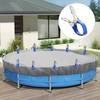 12Pcs Windproof Pool Cover Clips Stainless Steel Hanger Quilt Clip Clothes Pins  Above Ground Pools