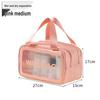 Women's Portable Makeup and Toiletries Bag - Dry/Wet Separation, Large Capacity, Travel Storage, High-End Feel