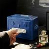 Blauwe Robot Tissuebox Opbergdoos Servethouder Papieren Doos Huis Bureau Decoratie Tissuehouder Keuken Tissuebox Cadeau voor Vrienden