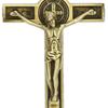 Catholic   Hand Made Zinc Alloy Metal Vertical Catholic Crucifix Wall   with Removable Base