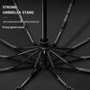 10-Bone Automatic High-End Men's Business Folding Umbrella with Logo Printing Option