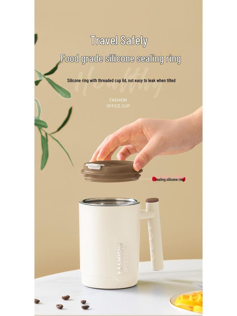 304 Stainless Steel Travel Mug with Lid - Multi-purpose Coffee, Tea, & Office Cup