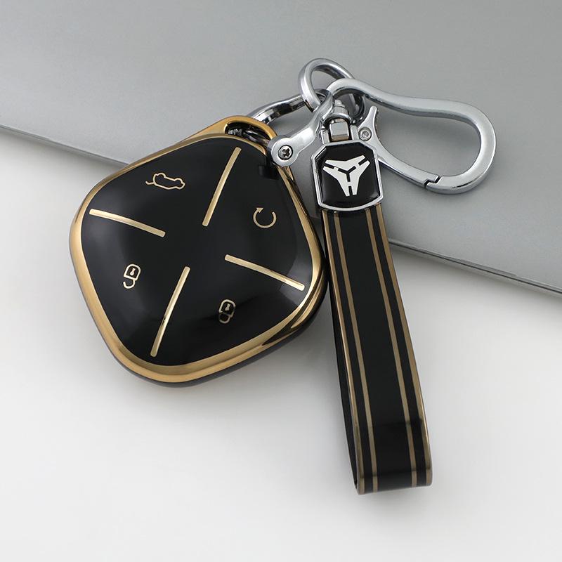 Housse de clé Chery: Compatible avec les modèles Exeed TX, Tiggo 7, Bag 22, Chasse au vent, Lingyun, Lanyue LX, Accessoires de voiture pour 3X/5X.