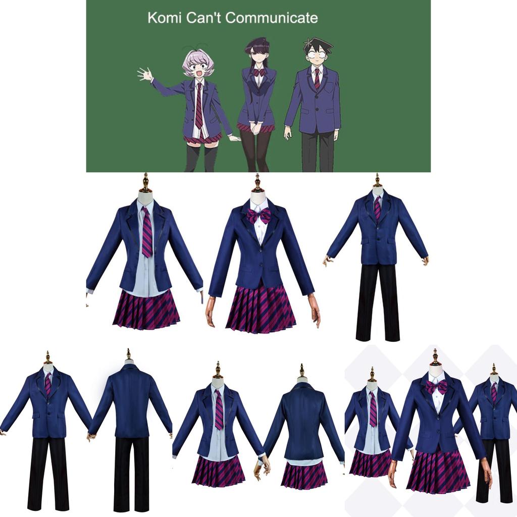 Anime Komi Can't Communicate Schuluniform Cosplay Kostüm Seidige Und Exquisite Verarbeitung