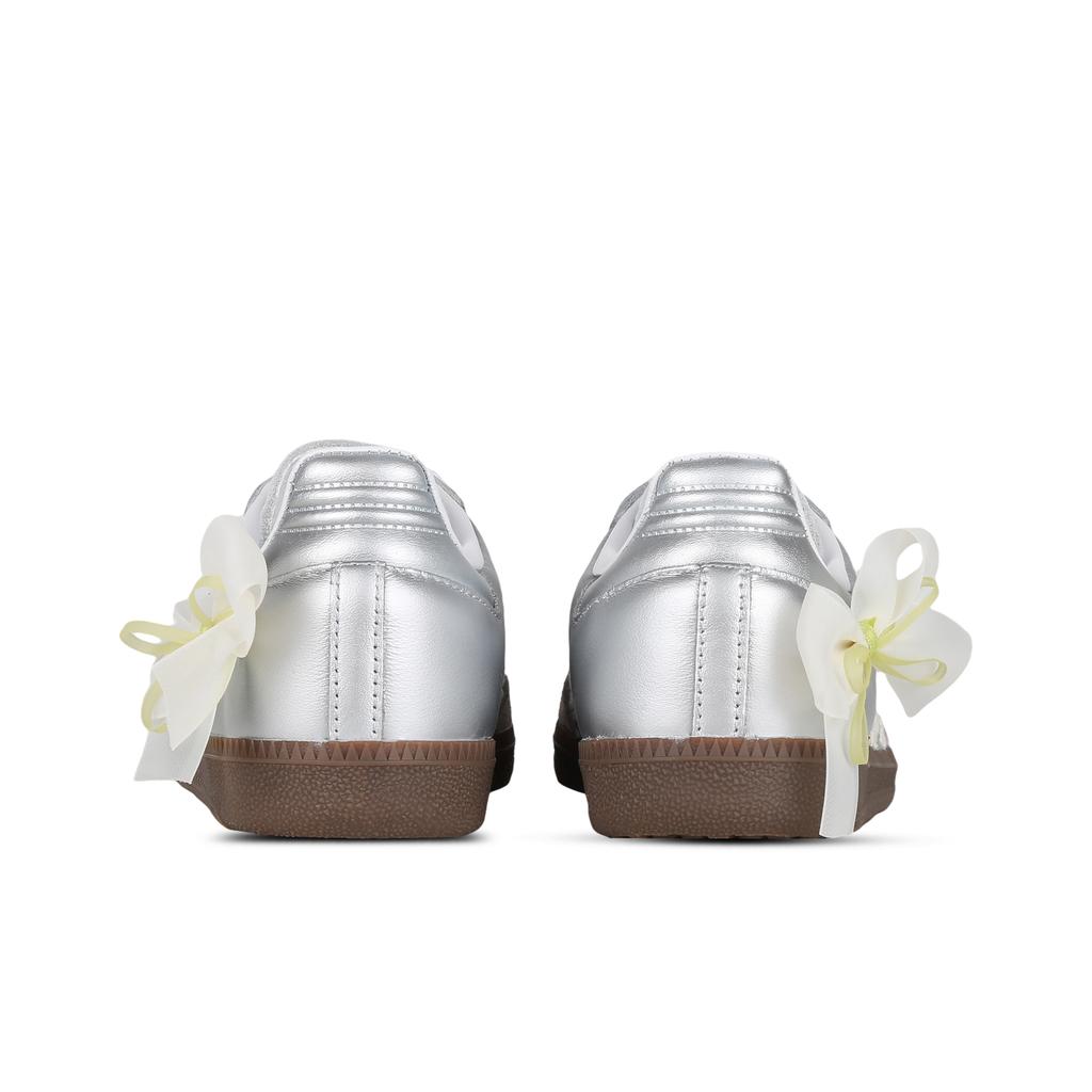 Adidas Originals SAMBA OG Butterfly Blossom Non slip Lightweight Low top Skateboard Shoes Unisex Silver B75806(Team368-)