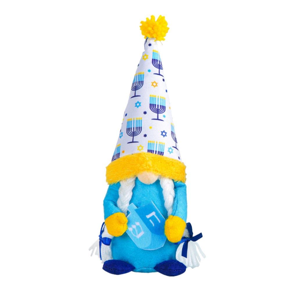 

1PCS Rudolph Doll Blue Top Hat Faceless Boy Ornament 27cm Home Office Decoration Gift For Christmas Holidays Birthday Kids Toys