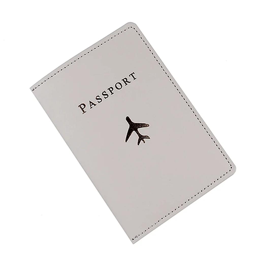Fashion New Travel Passport Cover Women Men Passport Credit Card Holder Case PU Leather Business Card Passport Wallet