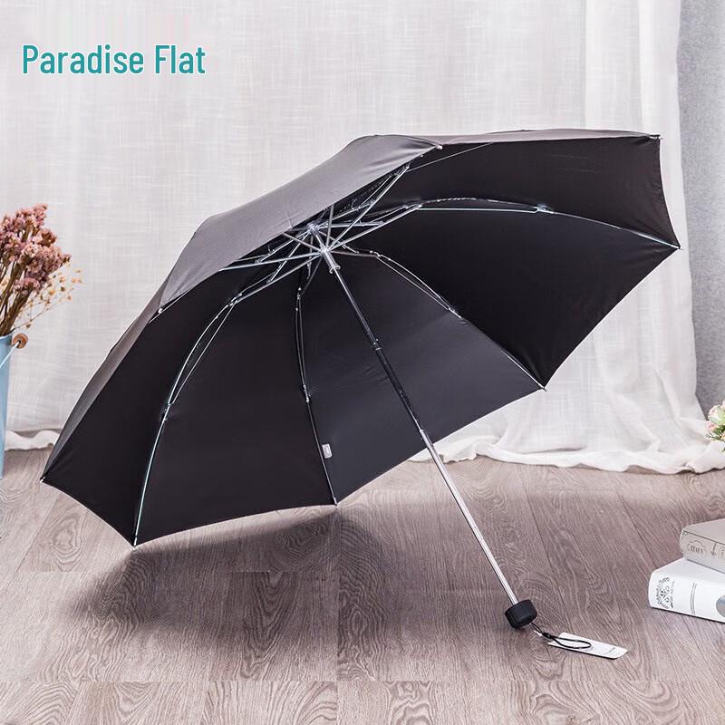 Райский трехскладной зонт с УФ-защитой