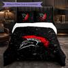 Spartak Moscow 3 Piece Bedding Set Soft Duvet Cover Set with Pillowcases Printed Bedroom Decor Set for Home