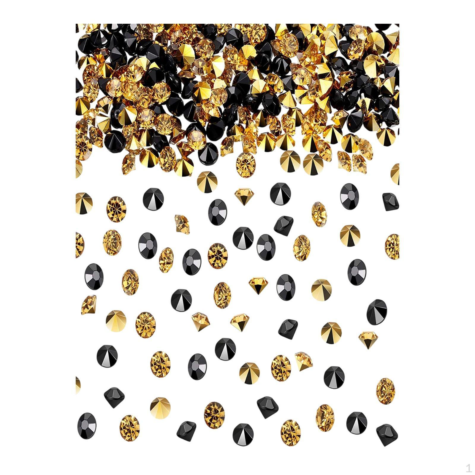 

10000Pcs Acrylic Rhinestones Diameter 4 mm Tabletop Centerpiece Ornament Artwork for Anniversary