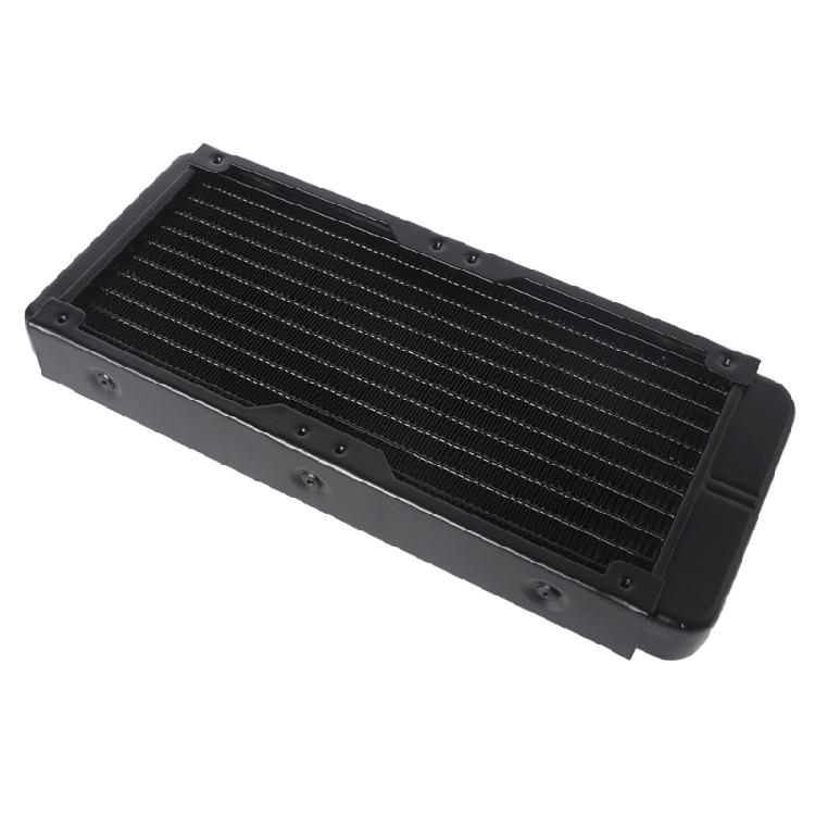 Aluminum Water Cooling Radiator 10 Tubes Heat Exchanger CPU Heatsink Cooler Fast Heat Dissipation for PC Computer