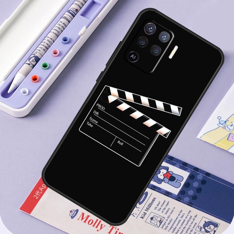 

Film Clapperboard For Oppo A40 A60 A80 A94 A74 A54 A15 A18 A38 A58 A78 A98 A16 A76 A96 A57 A17 A77 A5 Pro Case OPPO A98 5G