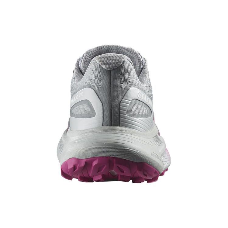 SALOMON Glide Max Tr Comfortable Non-Slip Durable Low-Top Trail Running Shoes Women Sneaker Gray White Pink 473176