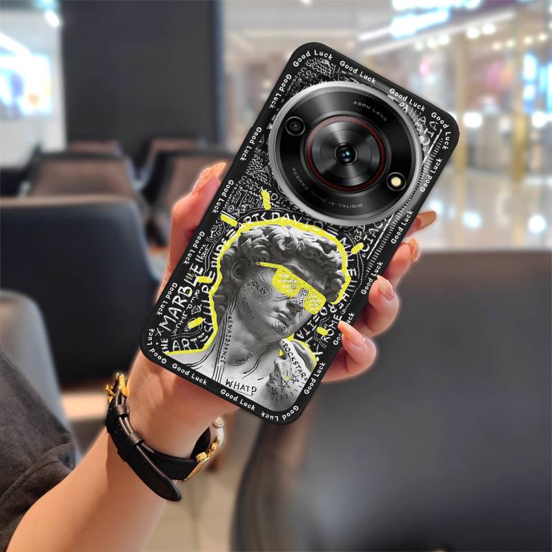 Miękkie etui Pokrowiec Etui na telefon Dla ZTE Blade A75 5G/Nubia Focus 5G/Calf 5G Modny design Silikonowe TPU Pełne pokrycie Słodkie