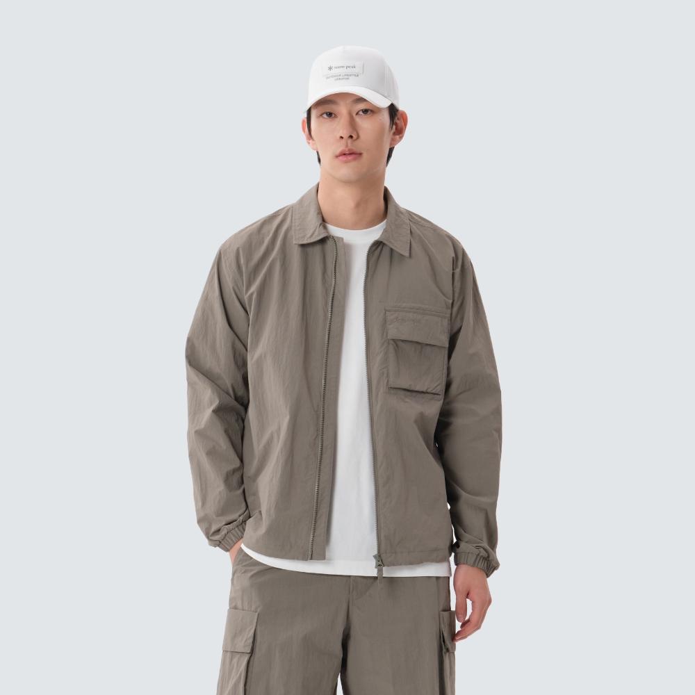 SNOWPEAK Paper-like Shirt Jacket Vintage Khaki (S25ZMLSH54)