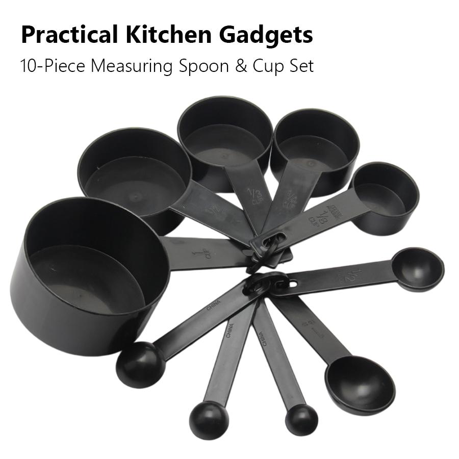 10Pcs Measuring Spoons Cup Set for Cake Flour Food Measuring Home Gadget Kitchen Cooking Baking Tools Accessories