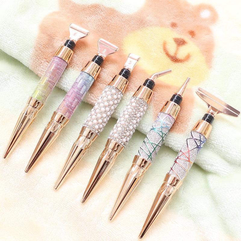 1Pc Diamond Painting New Point Diamond Pen, Foreign Trade New 5D Diamond Embroidery Multi-functional DIY Metal Pen Tool Set