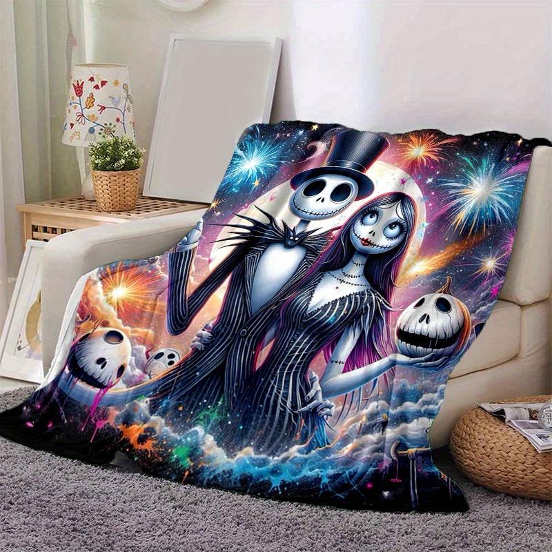 

1pc. Halloween Nightmare Before Christmas Blanket - Perfect for Home, Office, Outdoor Use, Gift Idea, Suitable for All Seasonsz0417281 130cmx150cm